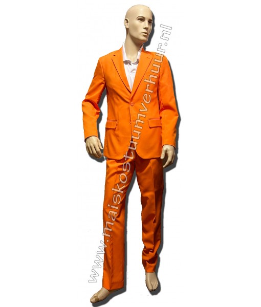 Heren kostuum Oranje