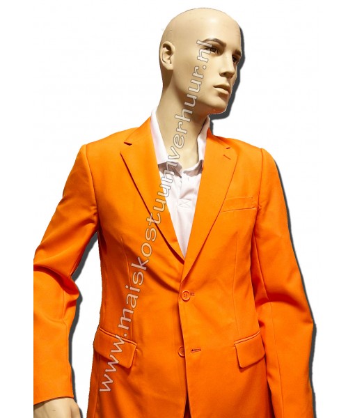 Heren kostuum Oranje
