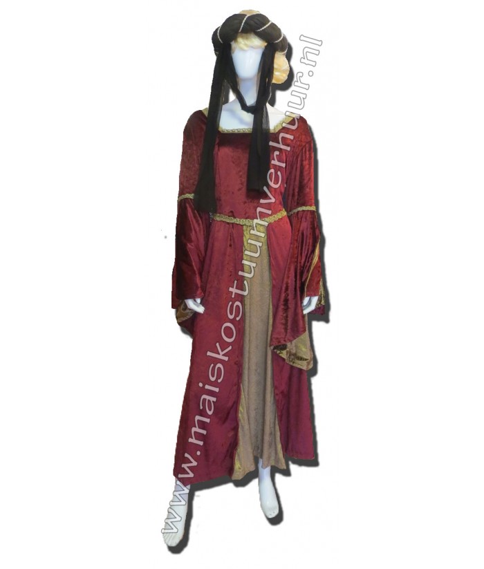 Middeleeuwse jonkvrouw Hildegard | Middeleeuwse jurken te